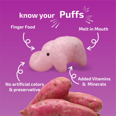 Grinny Cereal Puff Purple Sweet Potato