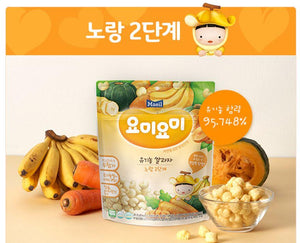Maeil Organic Rice Snack Stage 2 - Banana & Pumpkin
