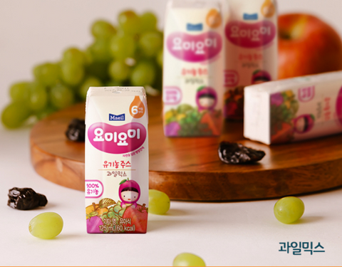 Maeil YummyYummy Organic Juice - Mixed fruits 125ml x 4