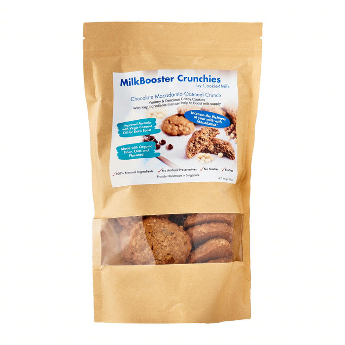 Cookie4milk Milkbooster Crunchies - Macadamia Chocolate