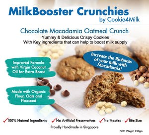 Cookie4milk Milkbooster Crunchies - Macadamia Chocolate