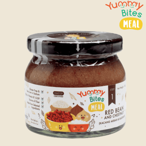 Yummy Bites Meal (Apple&Carrot/Pear&Rice/Potato&Cheese/RedBean&Chestnut/Swt Potato&Rice/Swt Pump&Rice/Swt Pump&Pear Posh Baby Shop