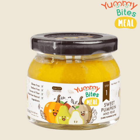 Yummy Bites Meal (Apple&Carrot/Pear&Rice/Potato&Cheese/RedBean&Chestnut/Swt Potato&Rice/Swt Pump&Rice/Swt Pump&Pear Posh Baby Shop