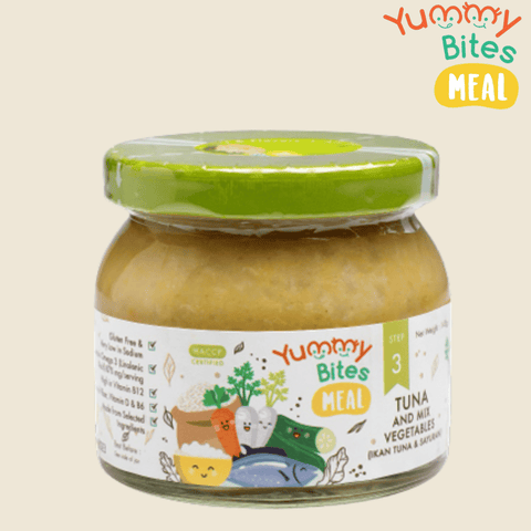 Yummy Bites Meal (Cod Fish, Zucchini&Radish/Salmon& MixVege/Salmon,Egg&Spinach/Sea Cucumber,KOM,Bok Choy, Tuna&MixVege) Posh Baby Shop