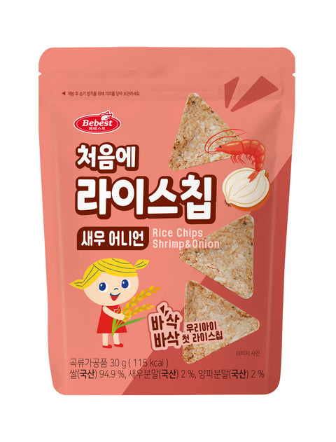 Bebest Rice Chips - Shrimp & Onion