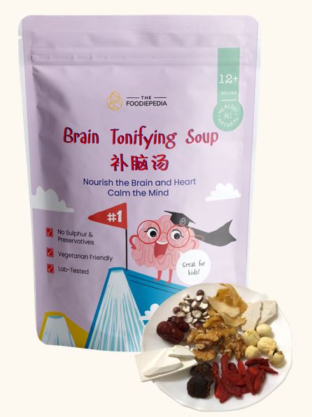 The Foodiepedia Kid's TCM Herbal Soup - Brain Tonifying Soup