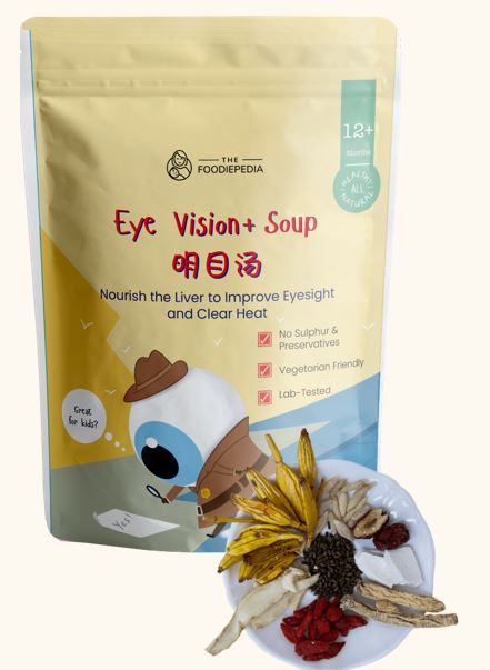 The Foodiepedia Kid’s TCM Herbal Soup - Eye Vision+ Soup