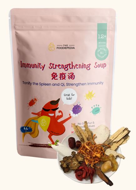 The Foodiepedia Kid's TCM Herbal Soup - Immunity Strengthening Soup