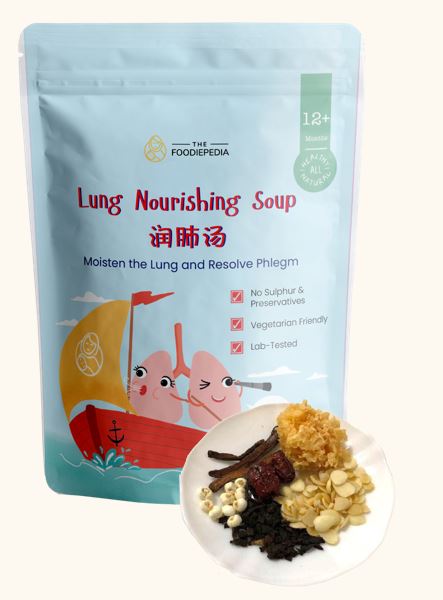 The Foodiepedia Kid's TCM Herbal Soup - Lung Nourishing Soup