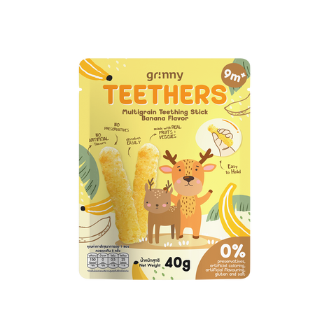 Grinny Multigrain Teething Stick Banana