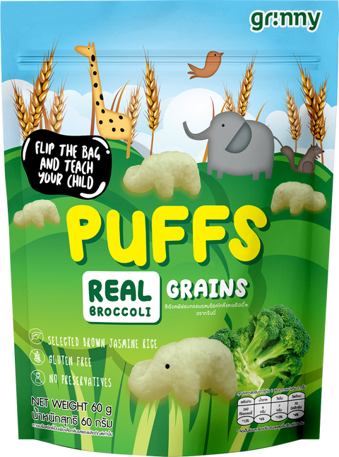 Grinny Cereal Puff Broccoli