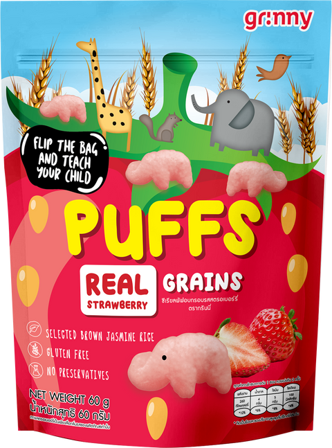 Grinny Cereal Puff Strawberry