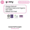 Grinny Cereal Puff - Assorted Flavors 60g (Baked not Fried, Gluten Free, GMO Free)