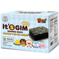 It’s Gim MINI Seaweed Snack (10 x 1.5g) | Korean Laver Sheets for Kids | Less Salt / No Salt Option