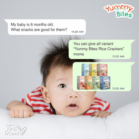 Yummy Bites Rice Crackers (Apple/Banana/Blueberry/Carrot/Original/Strawberry/Vegetable) 25G