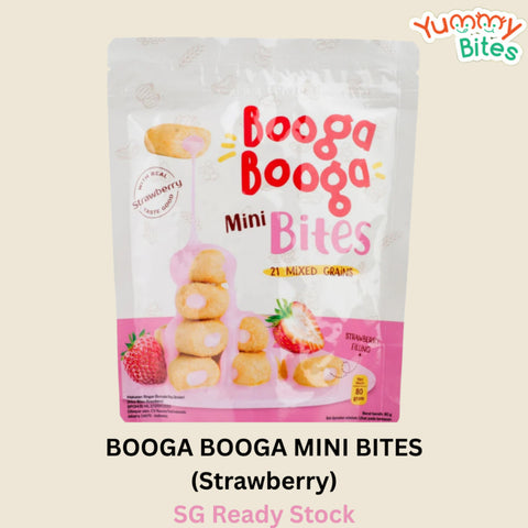 Booga Booga Mini Bites (Blueberry/Cheese/Chocolate/Strawberry) 80G