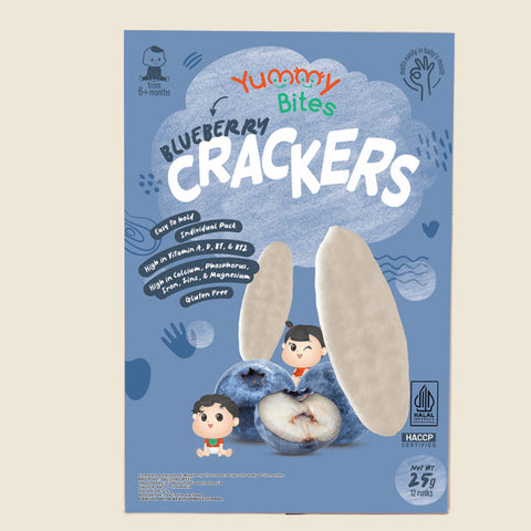 Yummy Bites Rice Crackers (Apple/Banana/Blueberry/Carrot/Original/Strawberry/Vegetable) 25G