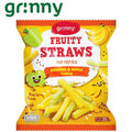 Grinny Fruity Straws - Made w Real Fruits, Baked not Fried