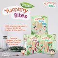 Yummy Bites Organic Rice Crackers (Carrot, Original, Sweet Potato & Carrot) 50G