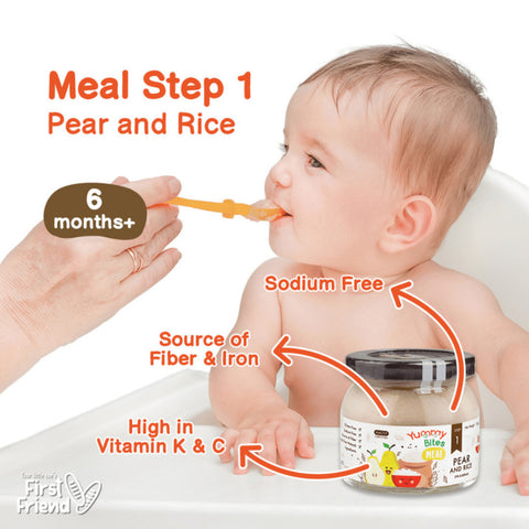 Yummy Bites Meal (Apple&Carrot/Pear&Rice/Potato&Cheese/RedBean&Chestnut/Swt Potato&Rice/Swt Pump&Rice/Swt Pump&Pear