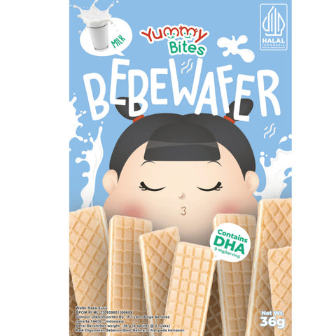 Yummy Bites Bebewafer (Banana/ Chocolate/ Milk/ Strawberry) 36G