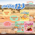 Yummy Bites Rice Crackers 123 Flavour (Apple/ Banana/ Strawberry) 50G