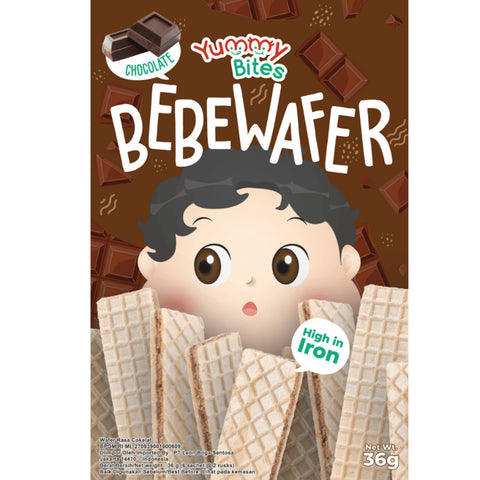 Yummy Bites Bebewafer (Banana/ Chocolate/ Milk/ Strawberry) 36G