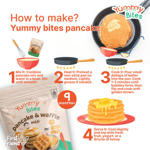 Yummy Bites Pancake & Waffle Mix 130g