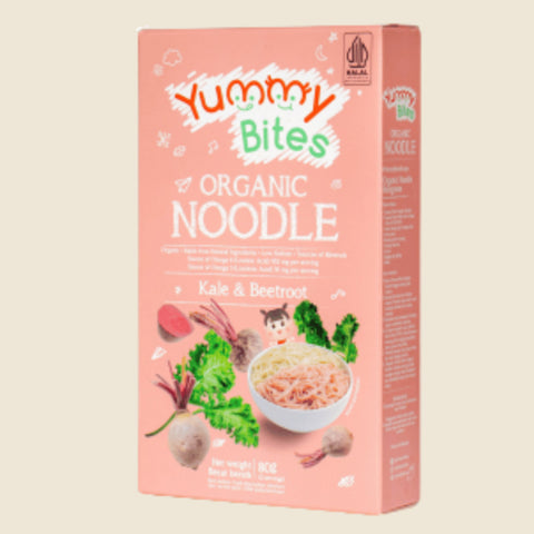 Yummy Bites Organic Baby Noodle (Broccoli & Sweet Potato/ Kale & Beetroot/ Spinach & Pumpkin) 80G