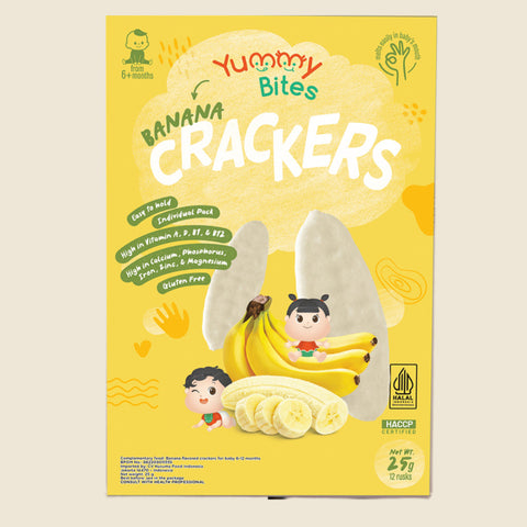 Yummy Bites Rice Crackers (Apple/Banana/Blueberry/Carrot/Original/Strawberry/Vegetable) 25G
