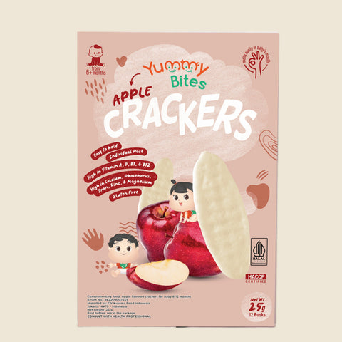 Yummy Bites Rice Crackers (Apple/Banana/Blueberry/Carrot/Original/Strawberry/Vegetable) 25G