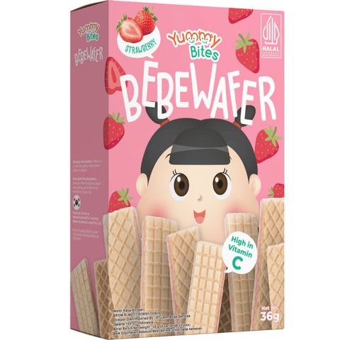 Yummy Bites Bebewafer (Banana/ Chocolate/ Milk/ Strawberry) 36G