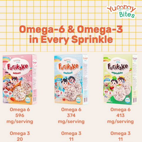 Yummy Bites Furikake (Salmon/Seafood/Vegetable) 35G
