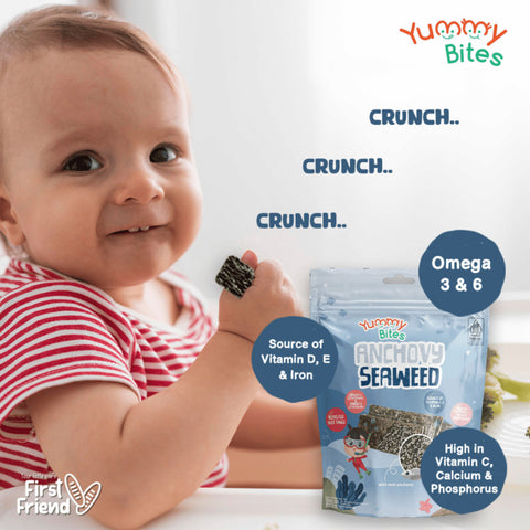 Yummy Bites Seaweed (Cheesy / Anchovy) 30G