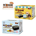 It’s Gim MINI Seaweed Snack (10 x 1.5g) | Korean Laver Sheets for Kids | Less Salt / No Salt Option