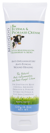 MooGoo Skincare - New Eczema & Psoriasis Cream with Marshmallow, Elderberry