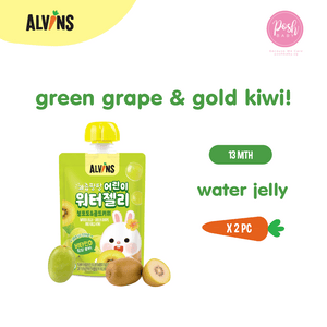 [Bundle of 3] ALVINS Korean Children Water Jelly - Green Grape & Golden Kiwi