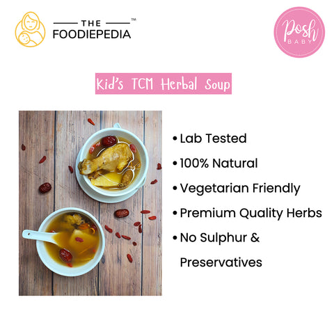 The Foodiepedia Kid's TCM Herbal Soup - Immunity Strengthening Soup