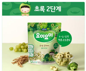Maeil Organic Rice Snacks Stage 2 - Grape & Broccoli
