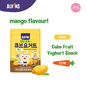 [Bundle of 2] ALVINS Cube Fruit Yogurt Snack - Mango