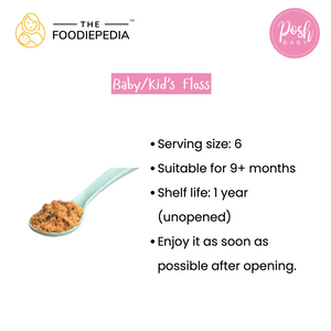 [Bundle of 2] The Foodiepedia Baby Salmon Floss (No Salt)