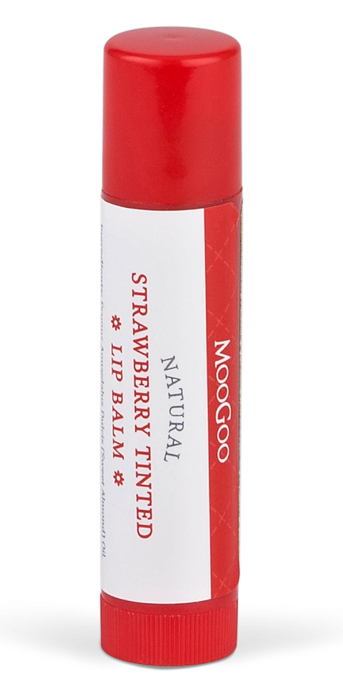 MooGoo Skincare - Strawberry Tinted Edible Lip Balm