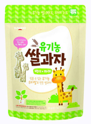 ILDong Agimeal Yumyum Organic Rice Cake - Rice Green laver