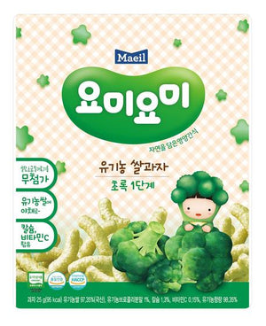 Maeil Organic Rice Snacks Stage 1 - Broccoli