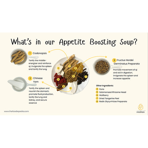 The Foodiepedia Kid's TCM Herbal Soup - Appetite Boosting Soup