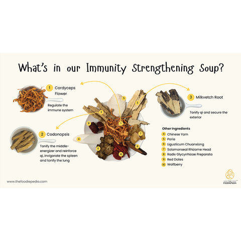 The Foodiepedia Kid's TCM Herbal Soup - Immunity Strengthening Soup