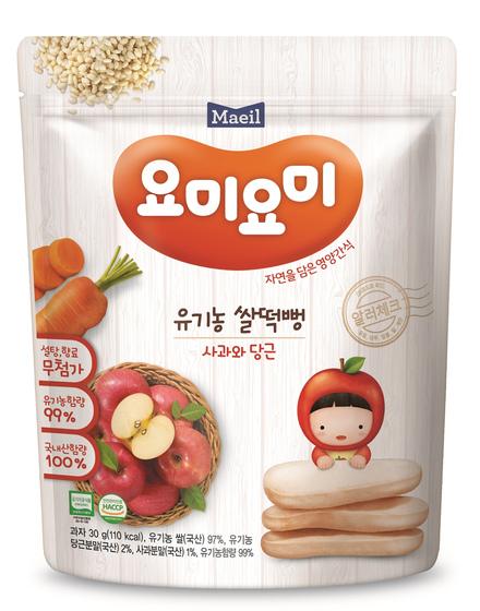 Maeil Organic Rice Rusks - Apple & Carrot