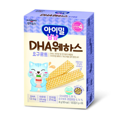 Ildong Agimeal Yumyum DHA Wafer Yogurt Flavour