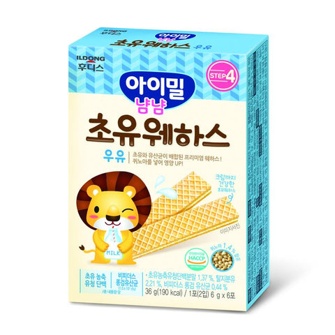 Ildong Agimeal Yumyum Colostrum Wafer Vanilla Flavour