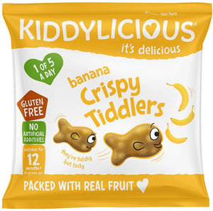 Kiddylicious Crispy Tiddlers Banana